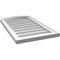 Ekena Millwork Arch Top Surface Mount PVC Gable Vent: Functional, w/ 2"W x 1-1/2"P Brickmould Frame, 18"W x 30"H GVPAR18X3002SF - alternate 5